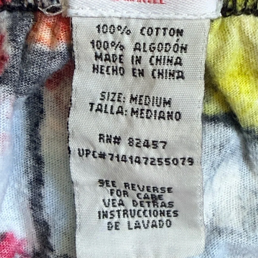 Unisex Marvel Captain America Patterned Pajama Pants - Red Multi M - Picture 4 of 5